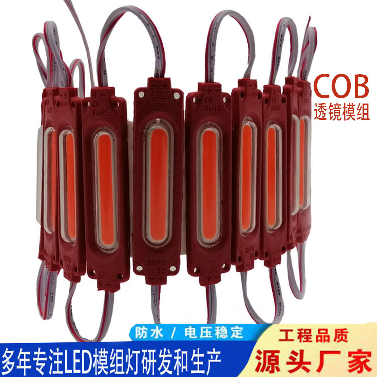 Injection molding module led2835 patch 12v advertising luminous blister word module highlight cob air film lamp module