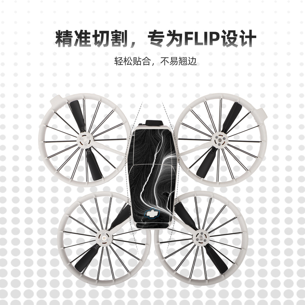 Sunnylife for DJI FLIP Colorful Sticker RC2 Remote Control Protection Film RC-N3 Anti-Scratch Accessories