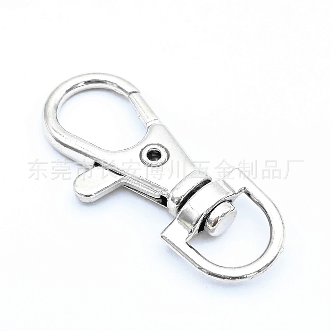 Dongguan manufacturers spot batch of zinc alloy dog buckle metal fish mouth buckle plush toy pendant buckle