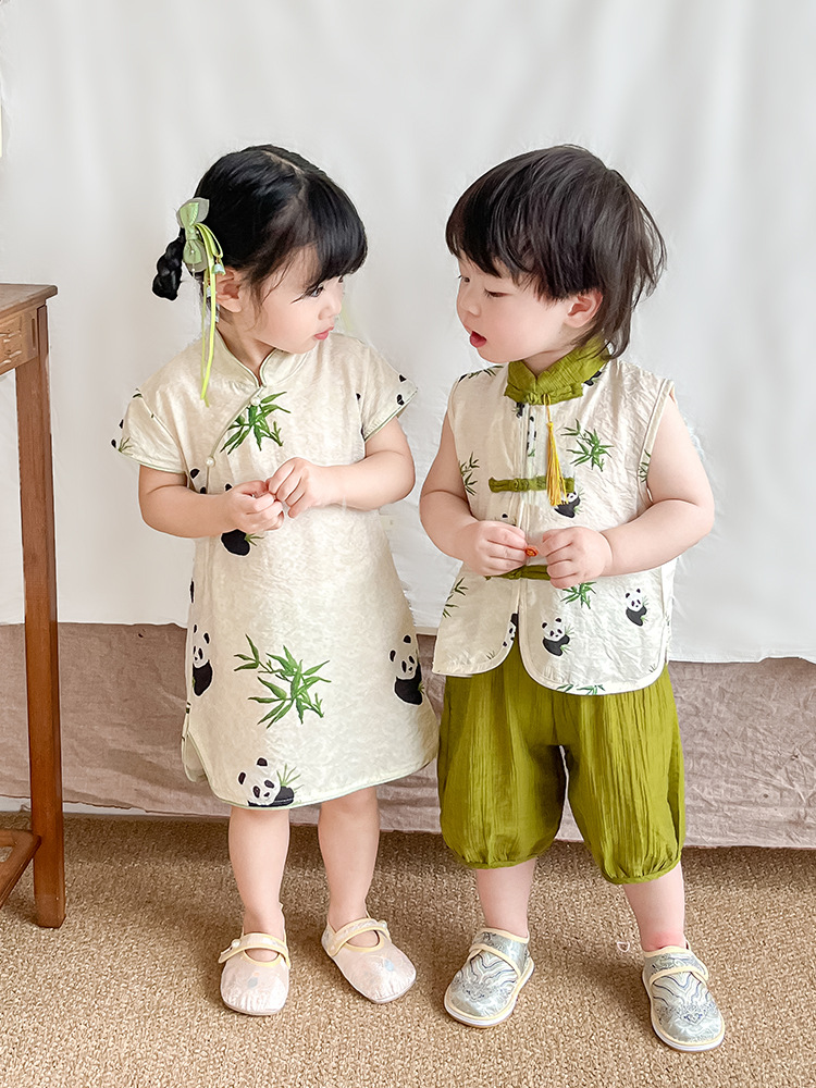 New Chinese-Style Boys' Traditional Clothing for Baby Boys, Tang Suit, Cheongsam, Infant Boy's Crown Outfit, First Birthday Dress, Chinese Style Cute Baby Clothes