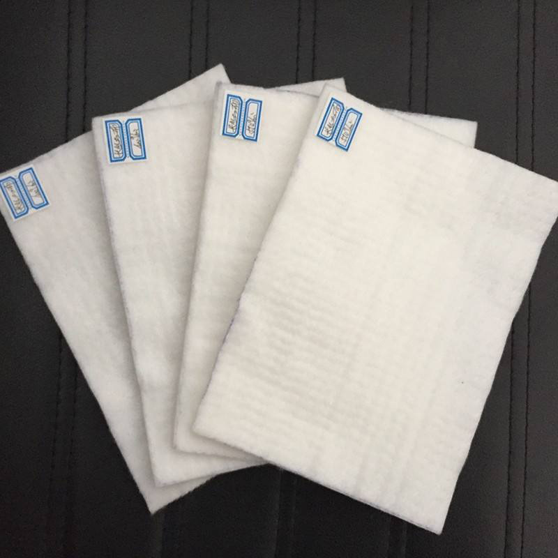 Flood Control Polyethylene Needle Punched Short Fiber Geotextile White Polyester Filament Geotextile Road Maintenance Dustproof Geotextile