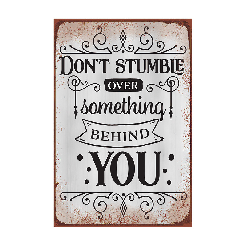 Factory Direct Sales Easter-Themed American Tin Paintings, Pastoral Wall Decor, Vintage License Plate, Bar, Cafe, Home Decoration Painting