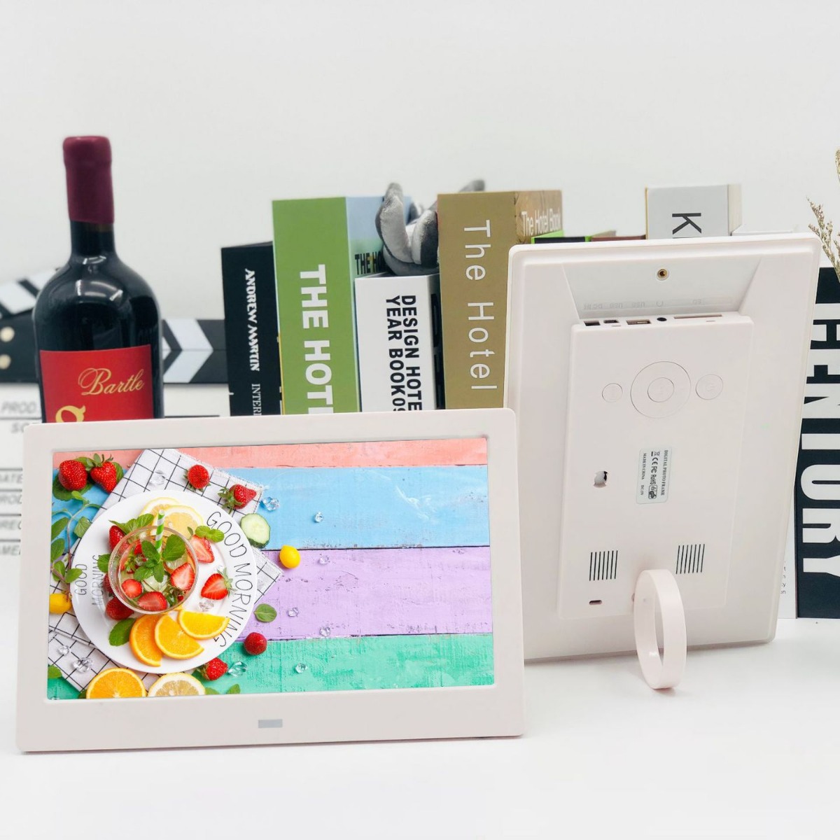 Cross-Border dedicated 10/12/15 inch digital photo frame elevator wall hanging advertising machine video player electronic photo album