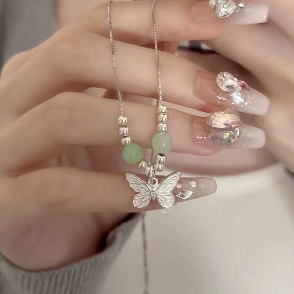 Кулон с бабочкой, милое китайское украшение для женщин, подарок на 2024 год