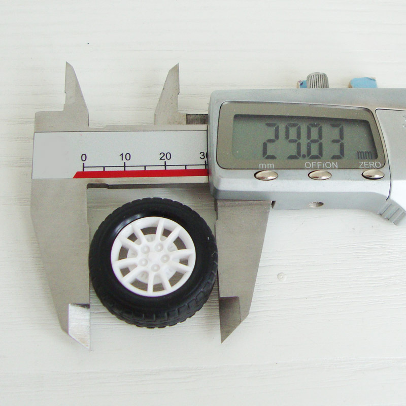 Toy wheel rubber wheel 30mm toy car wheel accessories long-term production of various specifications toy wheel wholesale