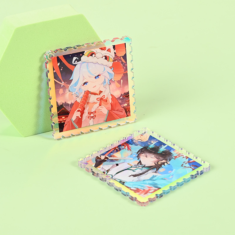 Акриловая подставка индивидуальный DIY брелок мультяшный рокер индивидуальные аниме звездные человекоподобные подвесные украшения