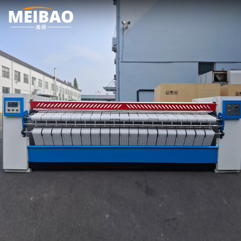 Industrial Ironing Machine for Single Duvet Covers and Pillowcases, Automatic Ironing Machine, Stainless Steel Variable Frequency Five-Roller Equipment Manufacturer, Fully Automatic