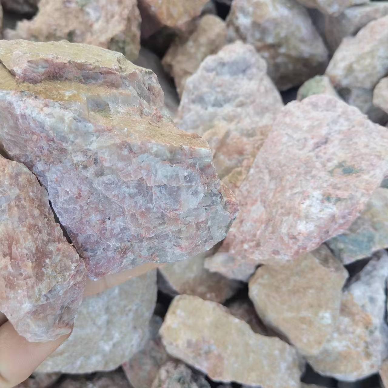 Potassium Feldspar Raw Ore, Potassium Feldspar Powder for Ceramic Glass Raw Materials, 100 Mesh Dry Grinding Feldspar Powder, Potassium Feldspar Particles