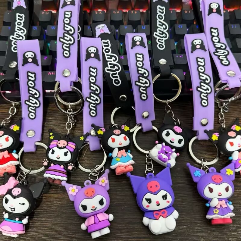 Cross-Border Stitch Keychain Anime Cartoon Cute Pendant Blind Box Bag Charm Trendy Toy Keyring Small Gift