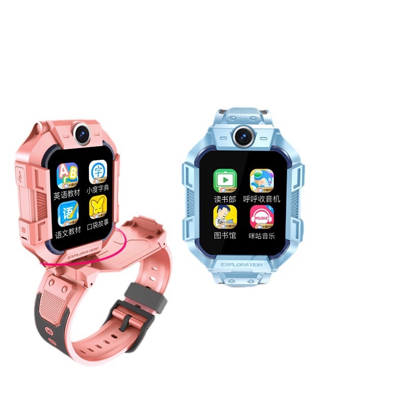 A62D Rotating Double Camera Children's Phone Watch Positioning Watch 4G Netcom Primary School Smart Watch Wholesale