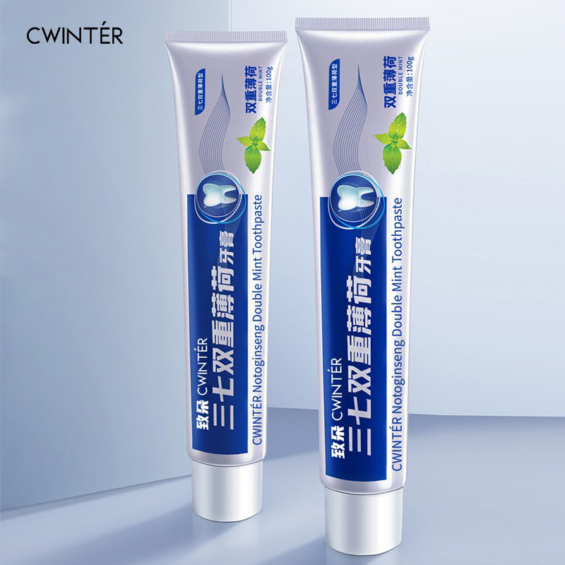 Zhiduo Toothpaste Freshens Breath and Cleans Teeth Plant Essence Panax Notoginseng Double Mint Toothpaste Freshens Breath Wholesale