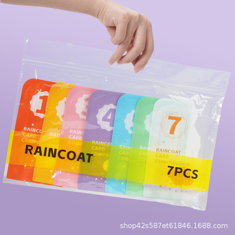 Одноразовый дождевик, длинный, полный, антидождевой, для взрослых, утолщенный, портативный, цветной