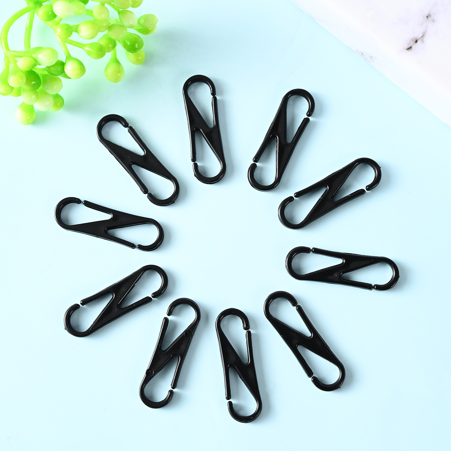 Пластиковый POM крючок для перчаток 8-образная пряжка ветроустойчивая веревочная пряжка 8-образная пряжка S-образная пряжка для полотенца оптовые аксессуары