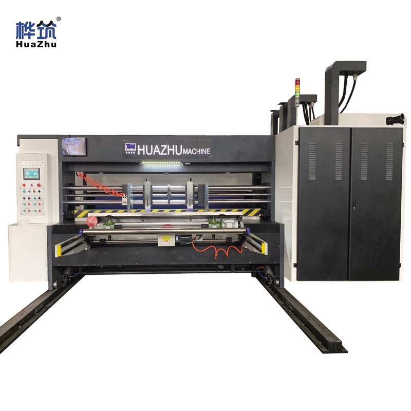 Fully Automatic Paper Box Printing Machine with Automatic Paper Feeding, Inkjet Dual-Color Slotting and Die-Cutting Machine, Multi-Station Manufacturing Machine