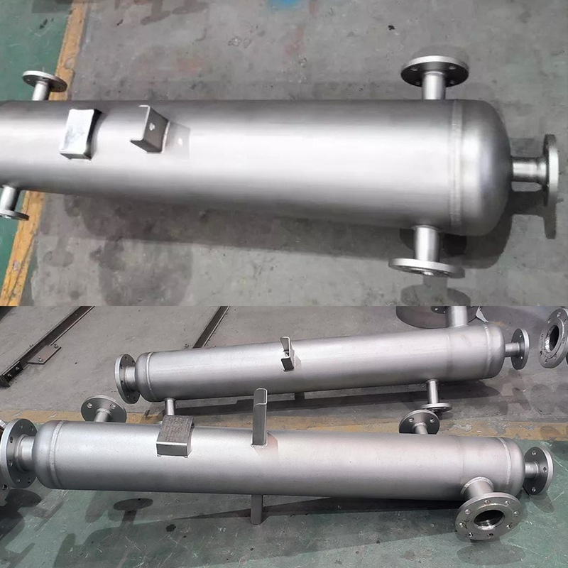 Pressure Vessel Heat Exchanger Exhaust Gas Condensation Recovery Spiral Wound Tube Shell Heat Exchanger Ammonia Gas Cooler