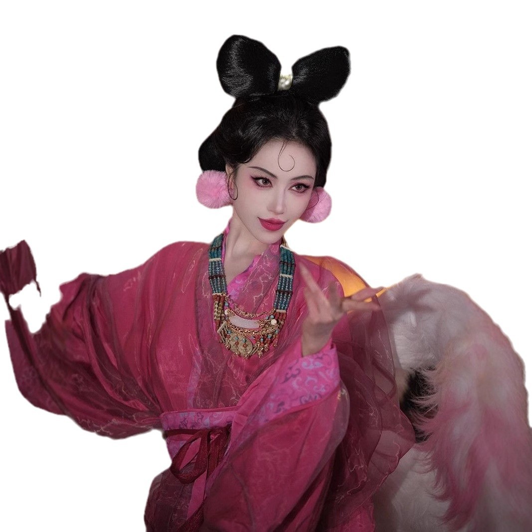 Yuntai Mountain da ji Original Horse King Chu Tomb Warring States Robe Han Suit Restoration Straight Red Large Volume Trailing