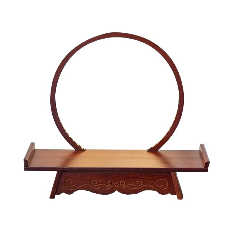 Mini Altar for Buddhist Shrine with Guanyin Statue and Incense Stand Base