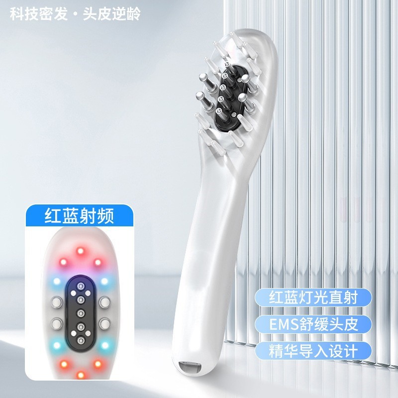 Hair growth instrument anti-off micro-current phototherapy medicine comb Medicine Guide device hair care hair care hair care scalp massage hair growth comb