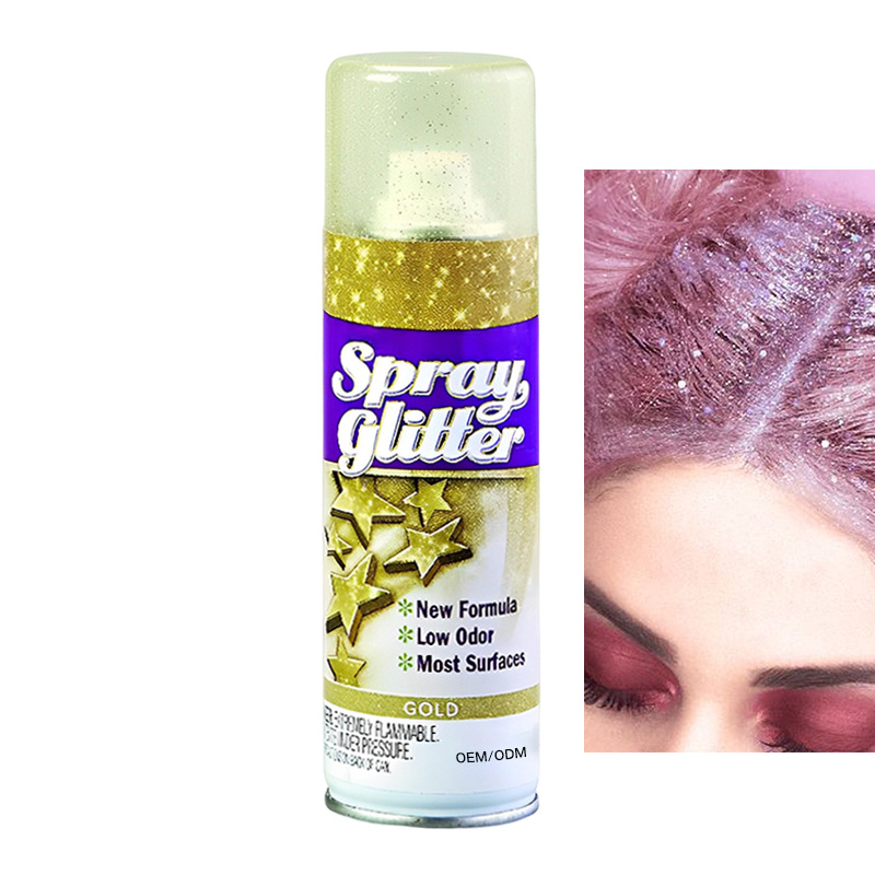 Customized Glitter Spray Clavicle Arm Body Glitter Spray Body Hair Cross-Border Makeup Party Nightclub Spray