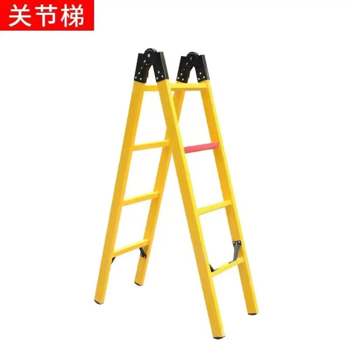 Customized Insulated Ladder Telescopic Ladder Fishing Rod Ladder Fiberglass Insulated Bamboo Ladder for Electricians Electric Herringbone Ladder Insulated Ladder