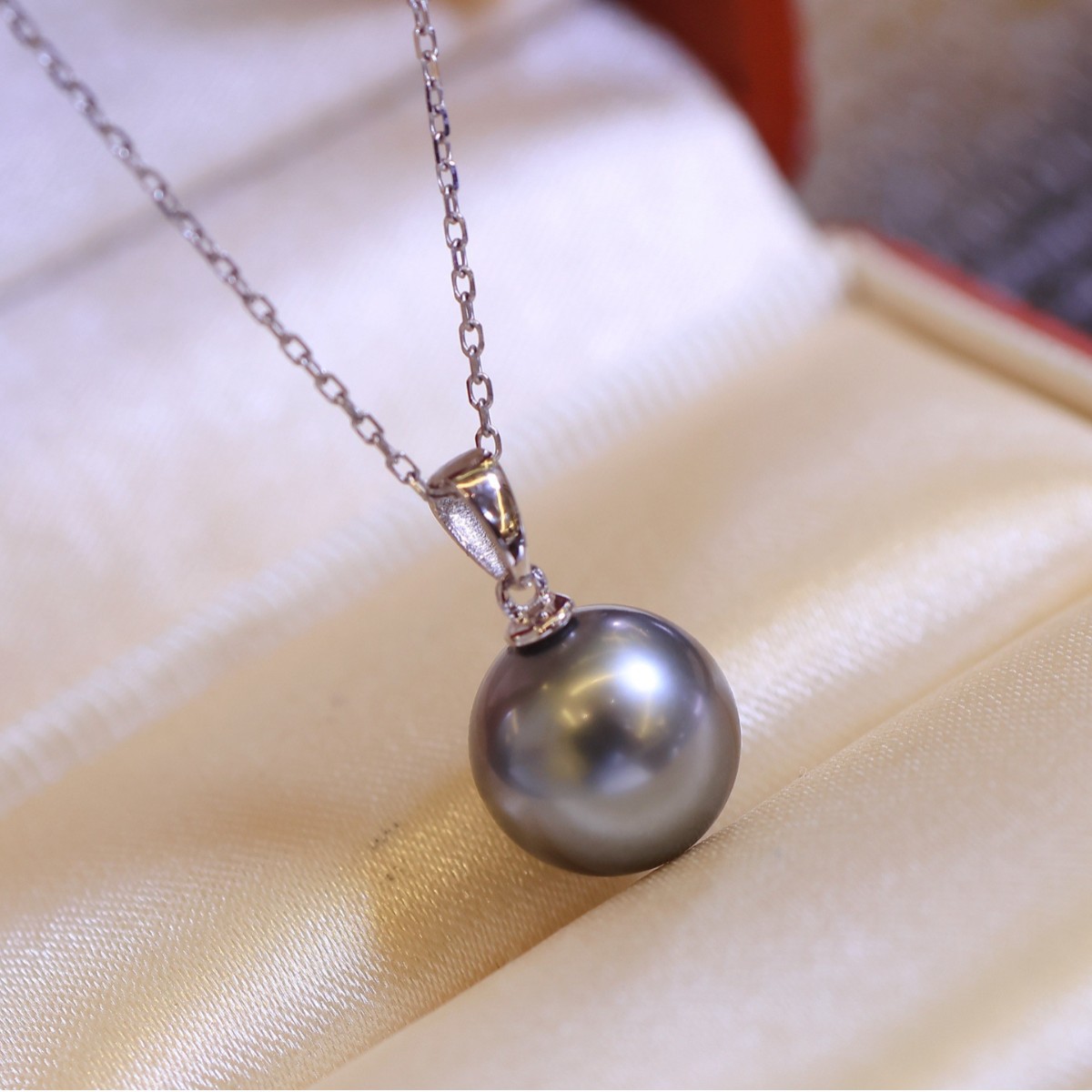Pt900 Platinum Accessories Classic Universal Versatile Melon Seed Buckle Pendant Figure 9-10mm Beads Without Chain Without Beads