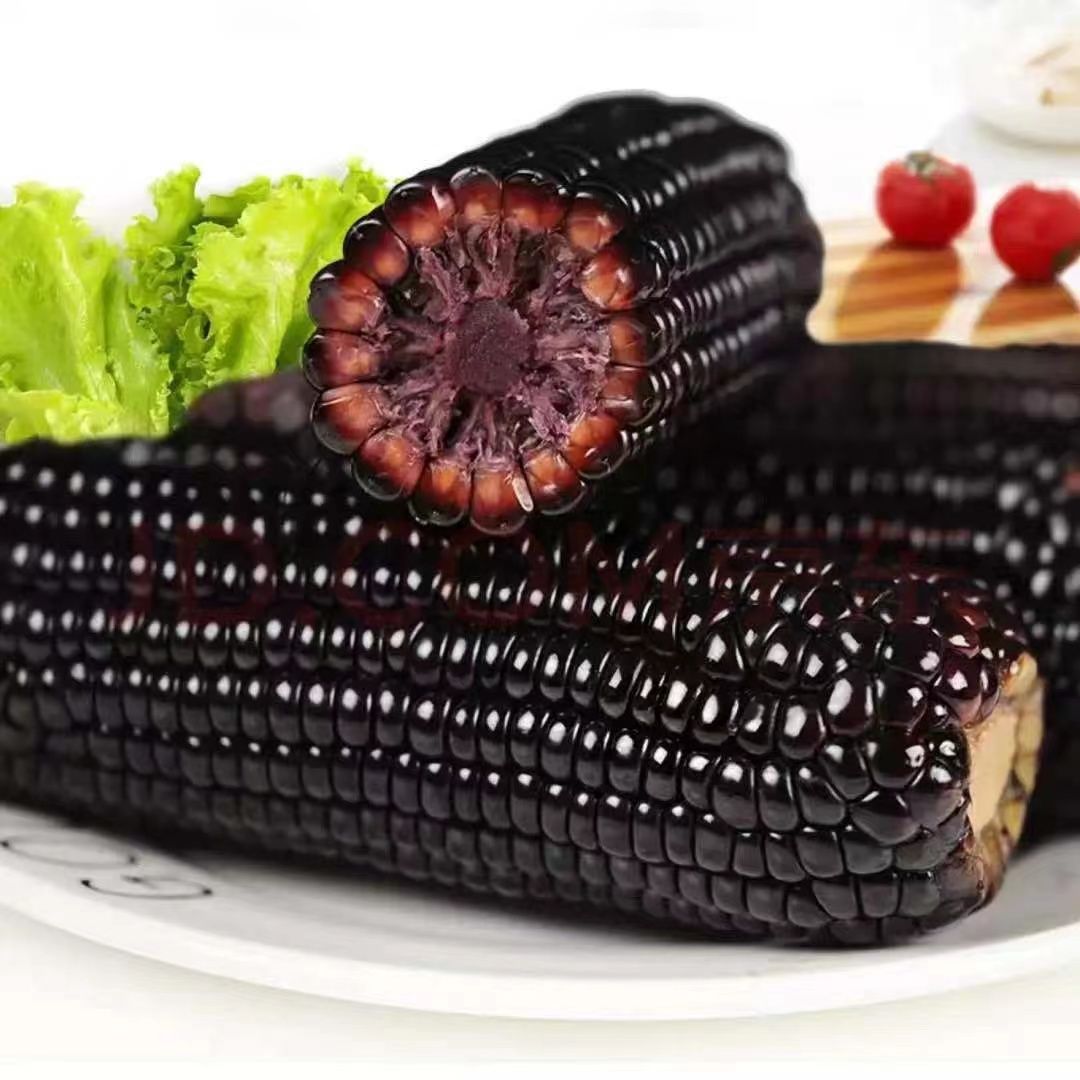Новая черная клейкая кукуруза, сладкая, вакуумная упаковка