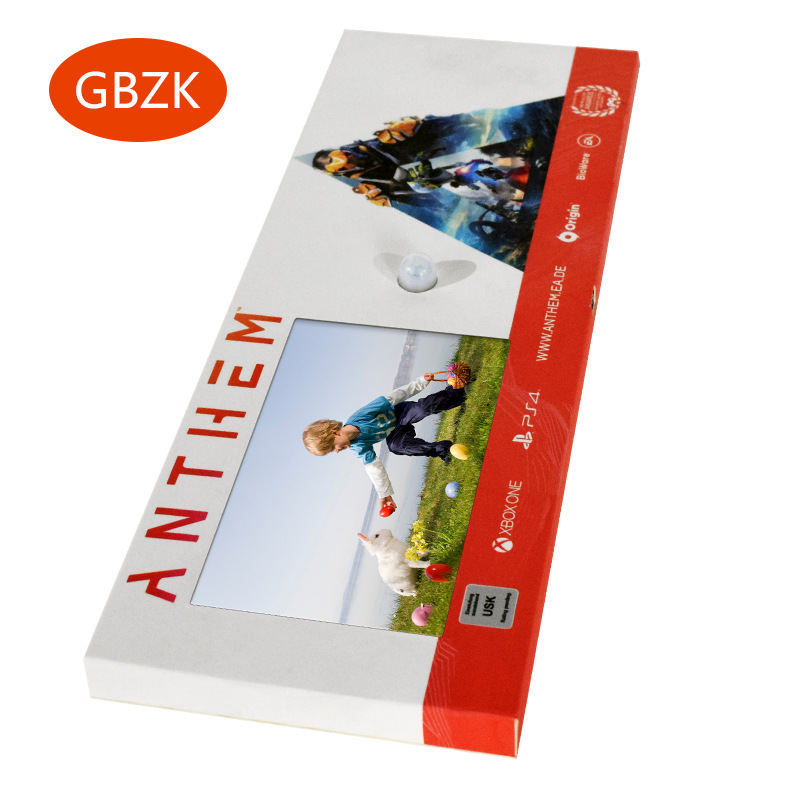 Video Greeting Card Lcd Book 7inch Electronic Brochure Mp4 Player Advertising Book Gift Screen Invitation