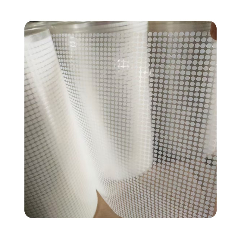 Hongcai Denim Dot Laser Engraving Film Clothing DIY Reflective Iron-On Film Heat Transfer Film Dtf Custom Iron-On Film