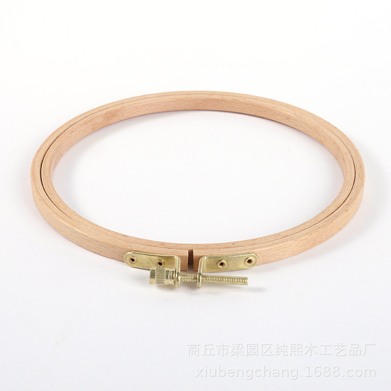 Factory Direct New 15.5cm cross stitch embroidery stretch export Beech fabric crafts creative gifts