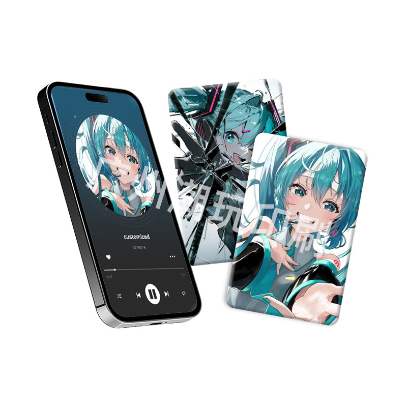 Hatsune Miku Nfc Music Photo Card Customized Animation Peripheral Ip Joint Touch Small Card Series Blind Box Card Unpacking