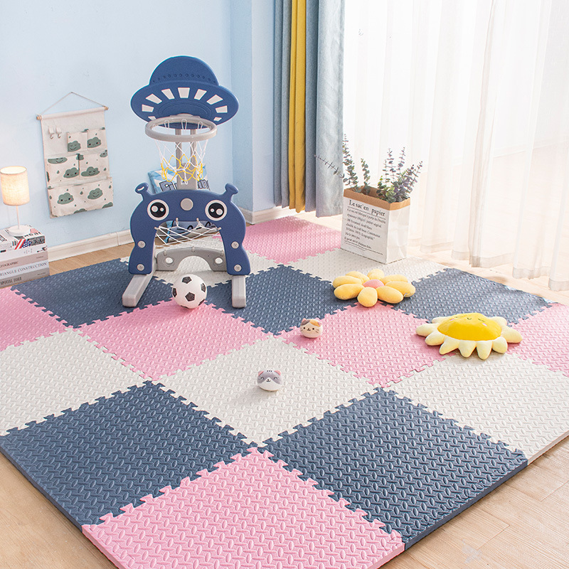 Spliced Floor Mat Baby Crawling Mat Kidsren's Crawling Foam Mat Anti-Fall Floor Bedroom Thickeneded Mat Home