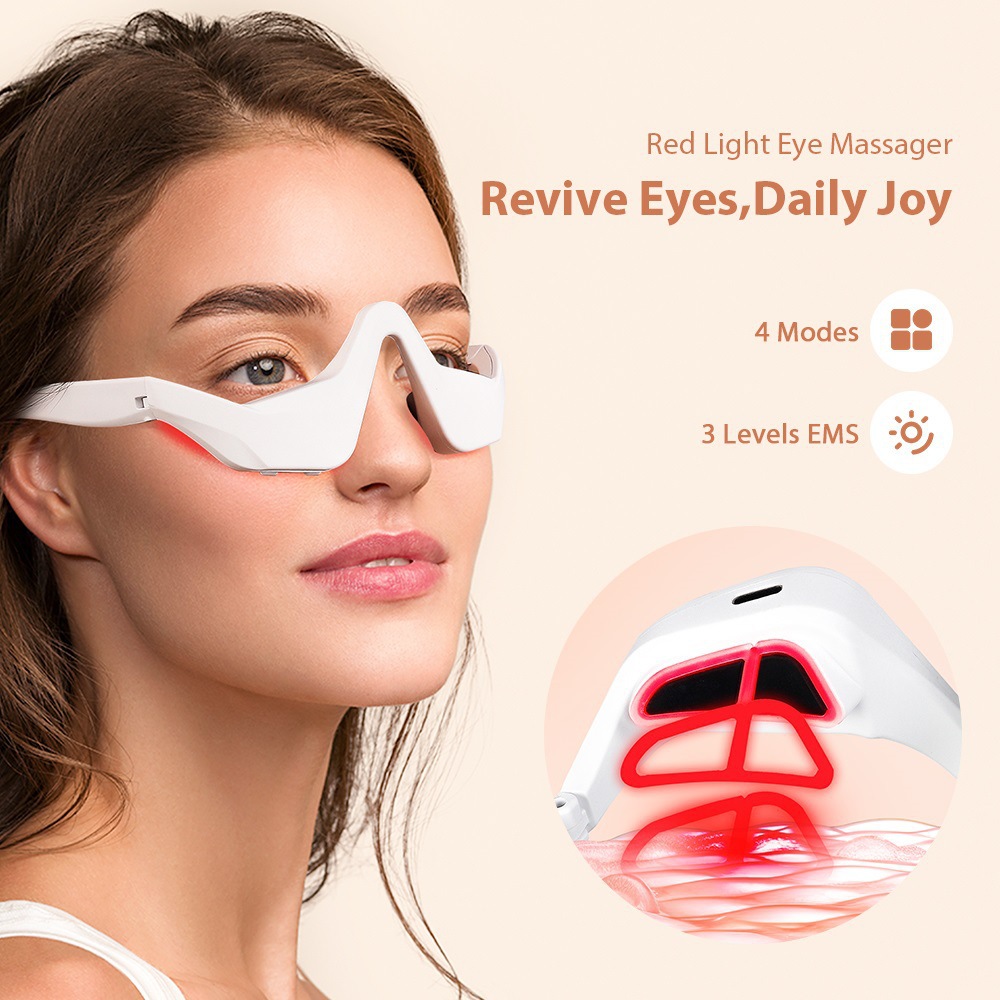 Eyecare Massager Led Eye Beauty Instrument Red Light Fade Wrinkle Eye Massage Imported Massage Beauty Instrument