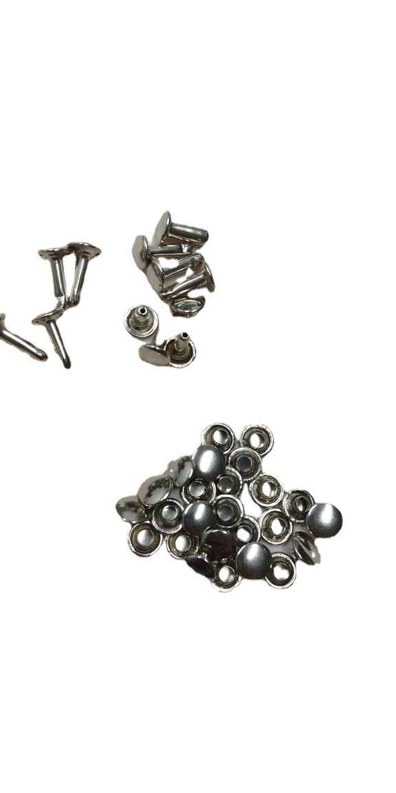 Electroplating golden rivet 8*10 applicable hand book stationery leather cardboard board pp board luggage and other fasteners