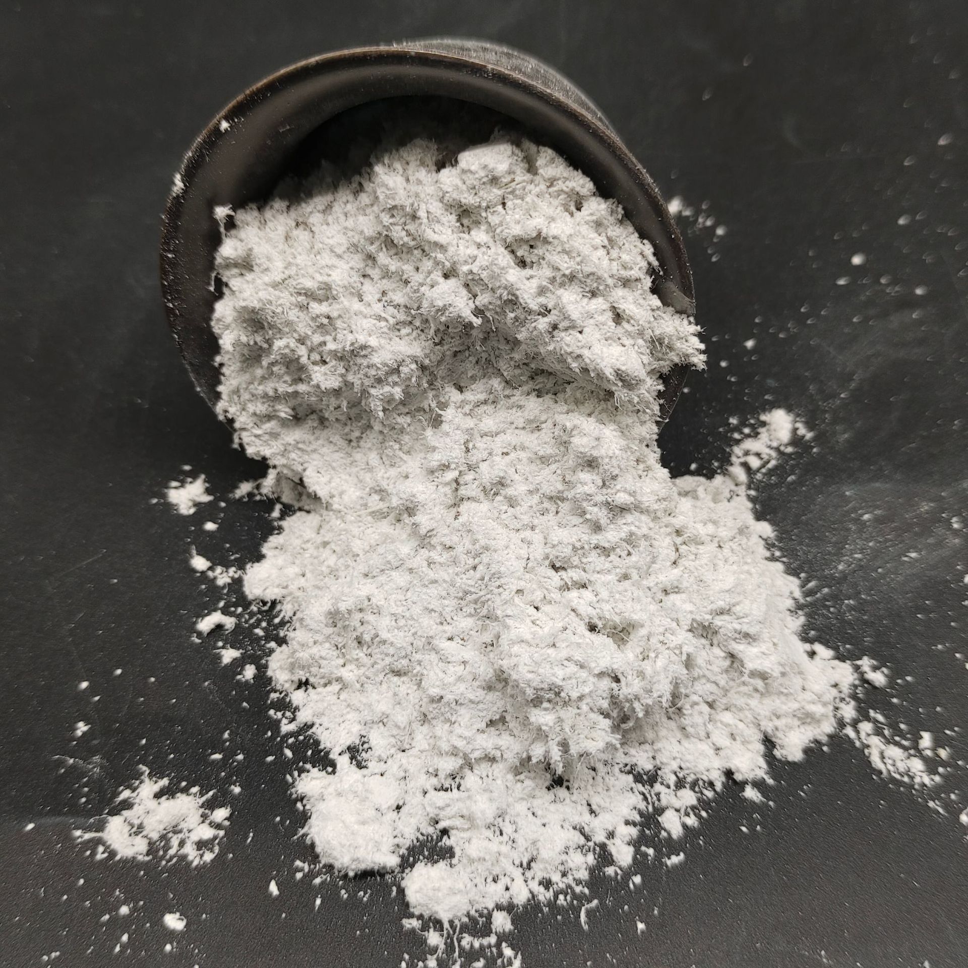 Magnesite Fiber Fireproof Insulation Material Flame-Retardant Mineral Fiber Magnesite Fiber Brake Pads