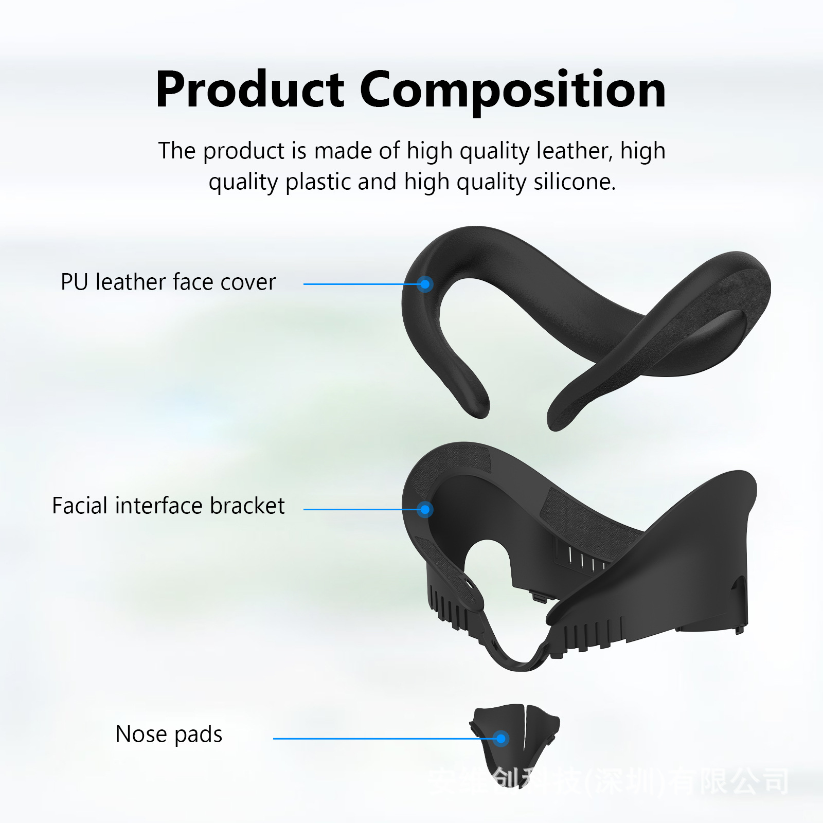 Applicable and Quest3VR glasses replacement mask replaceable spare Oculu eye mask skin VR mask Meta accessories