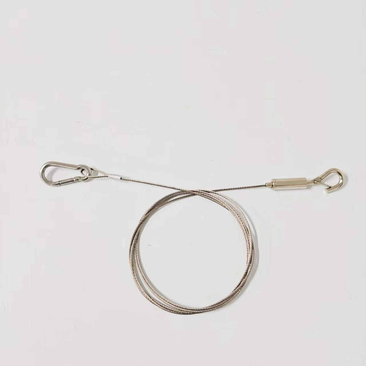 Factory Wholesale 304 Stainless Steel Wire Rope Adjustable Lighting Hanging Wire Hardware Accessories Hook Led Lighting Clip