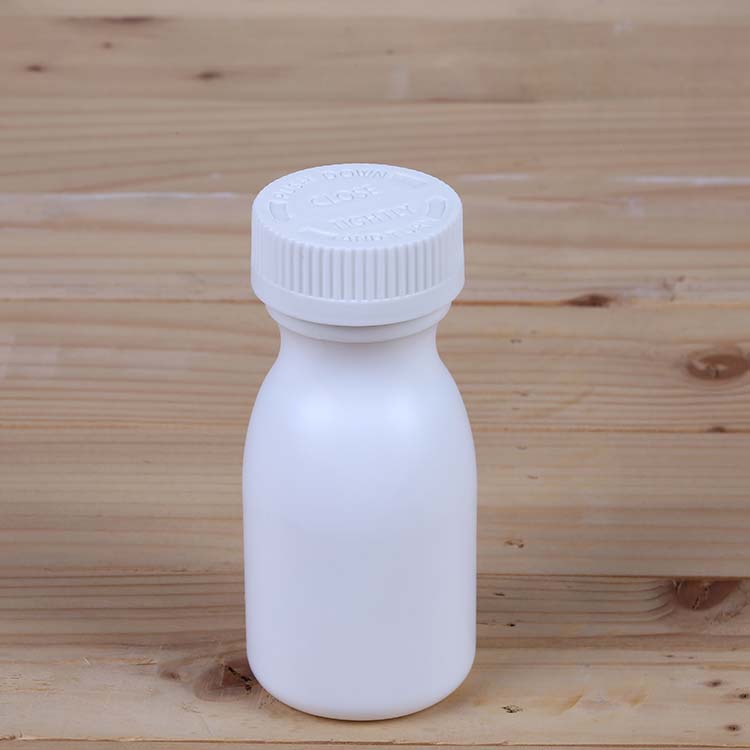 Белая PE пластиковая бутылка для здоровья PE капсульная бутылка твердая пластиковая таблетка упаковка пищевая бутылка