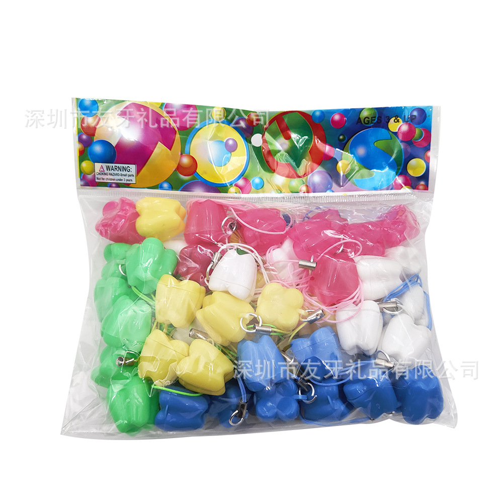 Teeth Deciduous Tooth Box Baby Deciduous Tooth Storage Box Children's Tooth Box Plastic Tooth Collection Box Manufacturer Wholesale