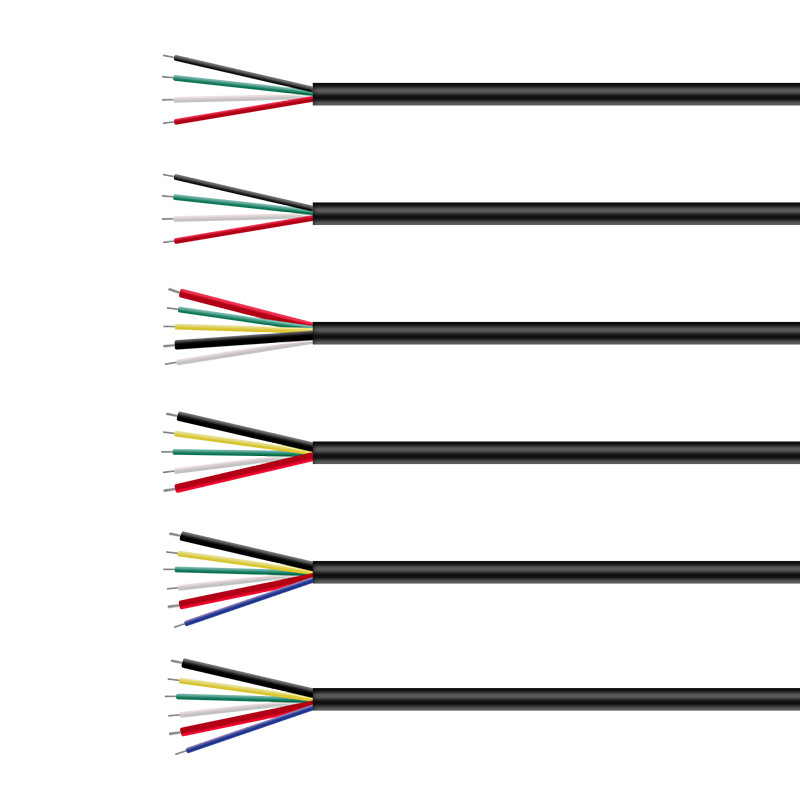 Customized Typec Single Head 4 5 6 Core 5A Charging Data Cable Product DIY R&D Test Data Cable Supports Otg