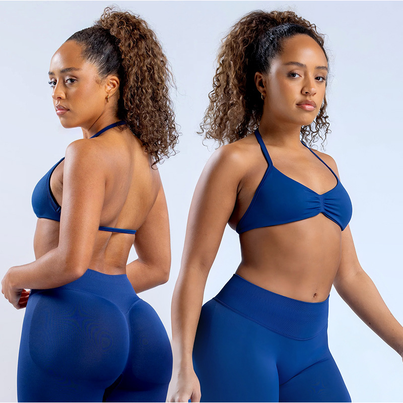Новый спортивный бюстгальтер DFYNE с высокой эластичностью для йоги и аммония