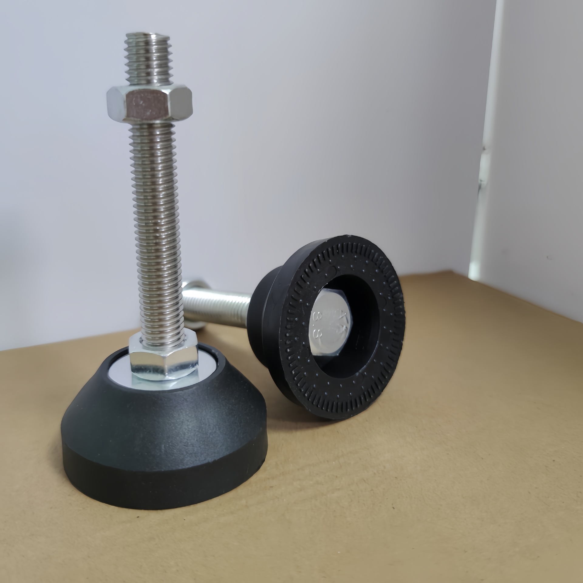 Enhanced Solid Nylon Fixed Aluminum Profile Foot Cup, Load-Bearing Table Foot Cup