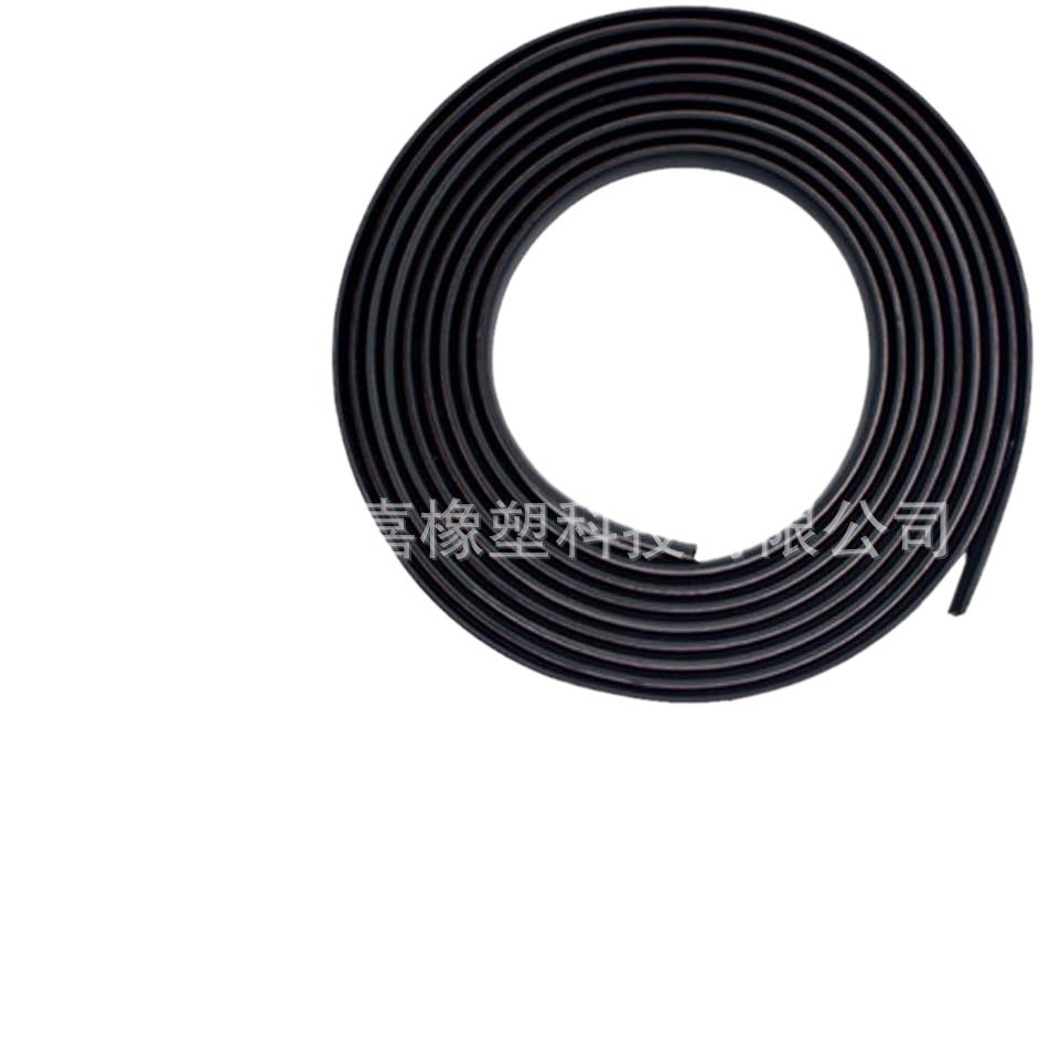 T-shaped sunroof cover sealing rubber trim windshield dust and weather strip tailgate adhesive rubber sealing strip