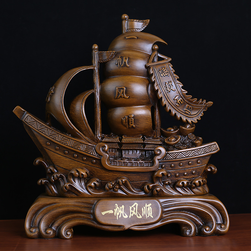 Chinese Sailing Sailing Decoration Company Office Desk Decoration Store Opening New House Gift