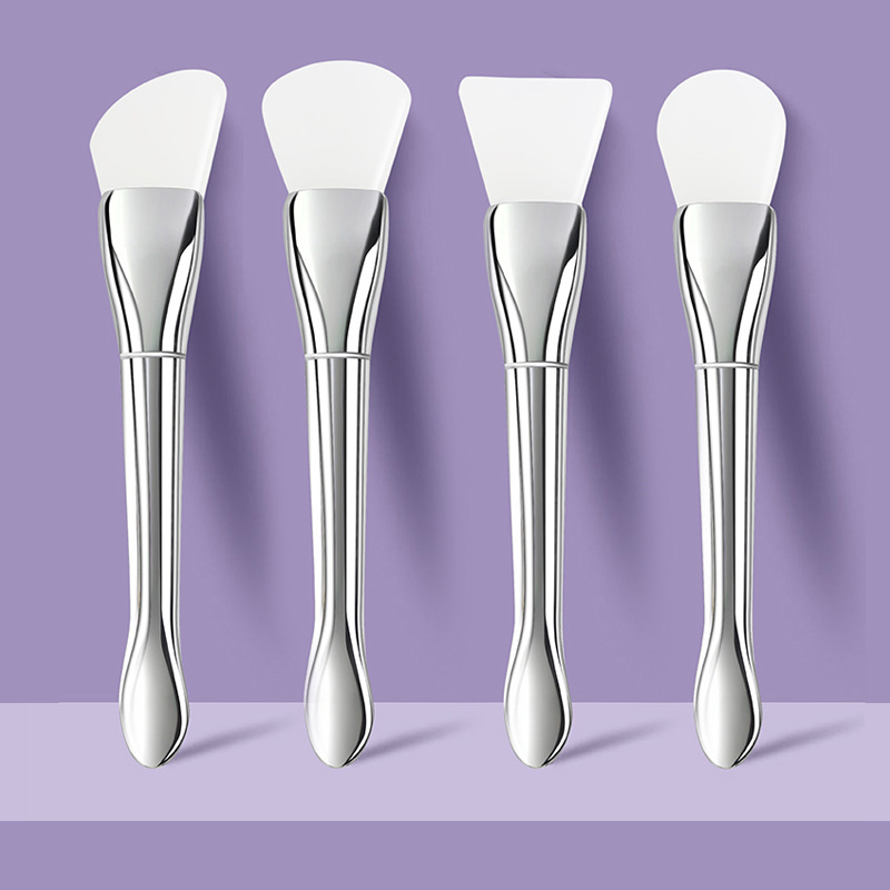 Кисть для маски с мягкой головкой из силикона, многофункциональная кисть для макияжа, ультратонкая плоская кисть для тонального крема