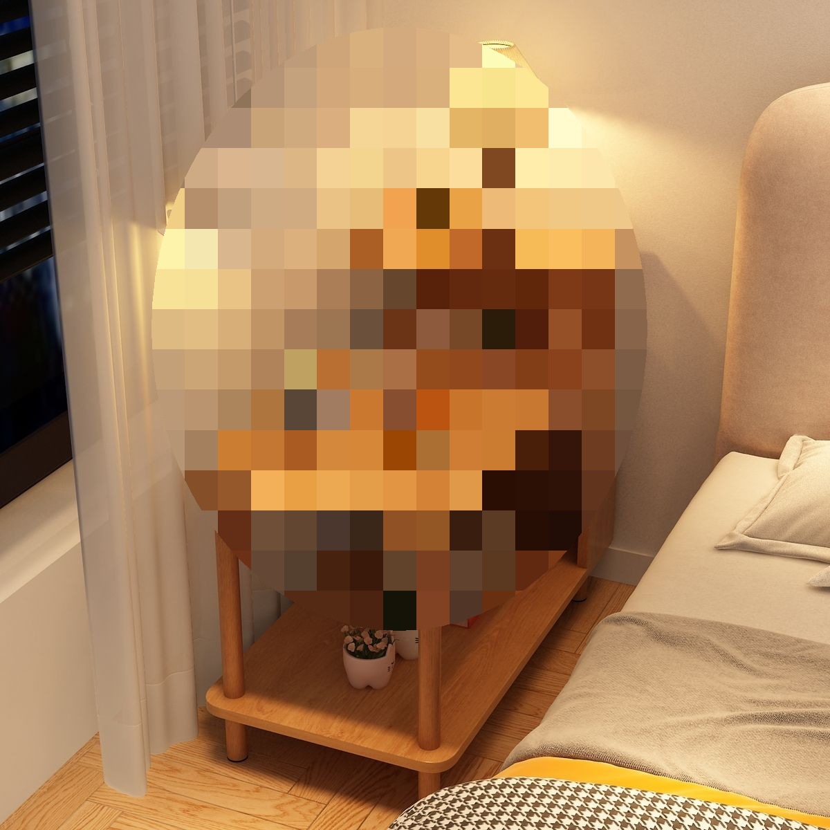 Bedside Table with Narrow Edges, Modern and Simple Small Storage Rack, Bedroom Small Coffee Table, Popular for Children, Simple Rental Use