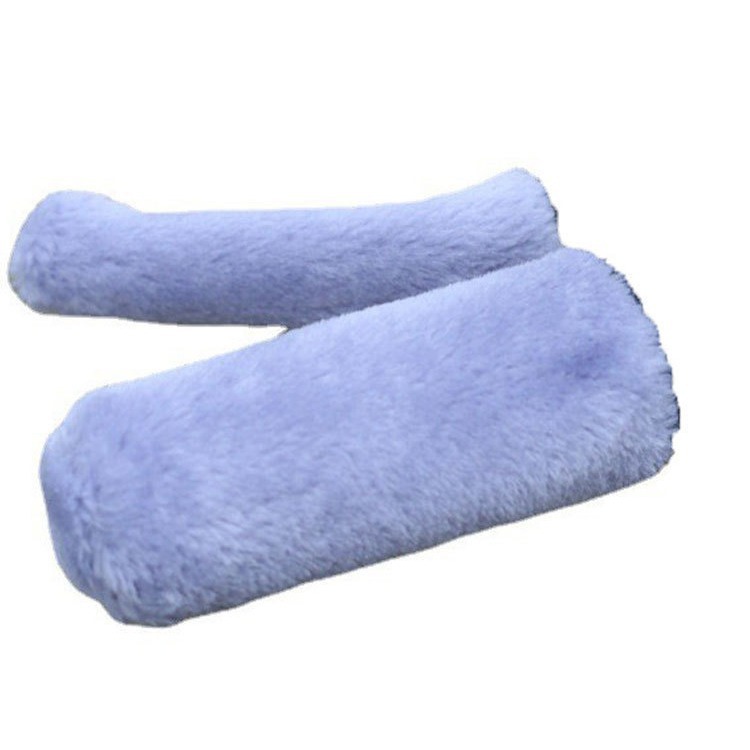 Winter Cold-proof Wind-proof Warm-keeping fleece-lined Outdoor Riding Imitation Rabbit Plush Battery Car Motorcycle Tricycle Handle Cover