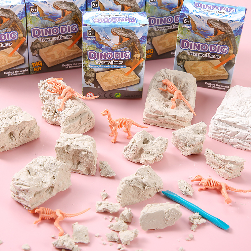 Archaeological Digging Toys Children's diy Handmade Dinosaur Fossil Egg Digging Toys Kindergarten Small Gifts