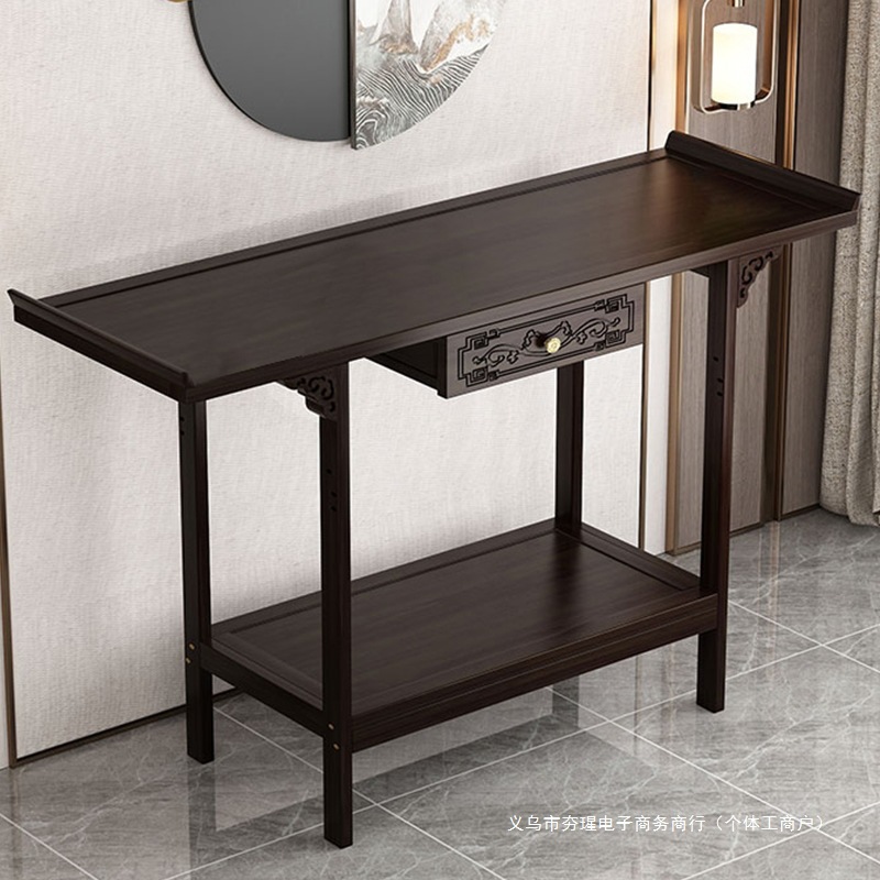 Новый китайский стиль, стол для входа, стол для входа, легкий роскошный декоративный шкаф, настольный стол у стены, домашний стол для благовоний, узкий стол