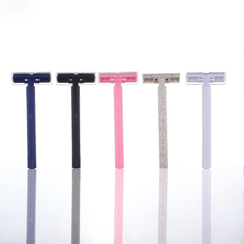 Homestay disposable razor straw handle hotel supplies razor travel manual razor wholesale