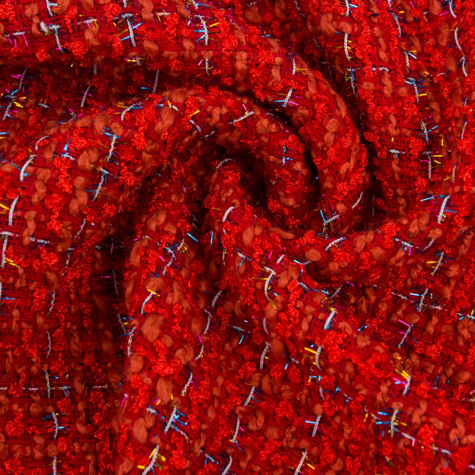 2023 Chanel style fabric, gold plaid Chanel style fabric, women's coat fabric.